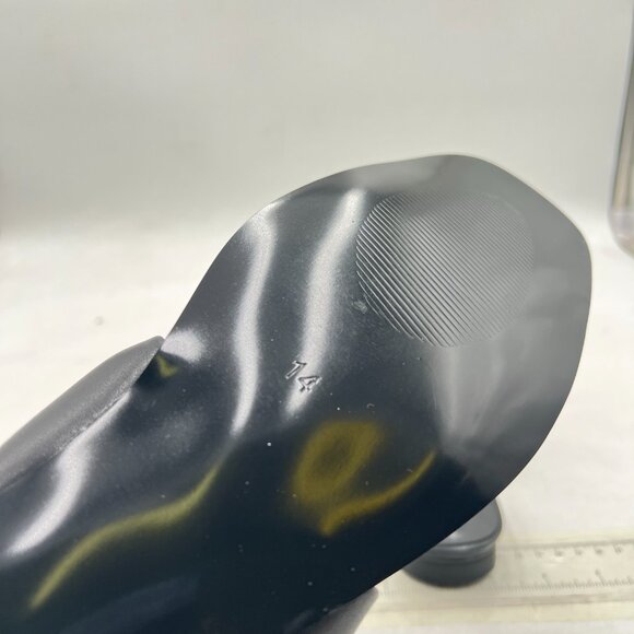 FYS Black Square Toe Mules Slip on Wide Band Slippers Backless Indoor Sandal - Picture 6 of 8